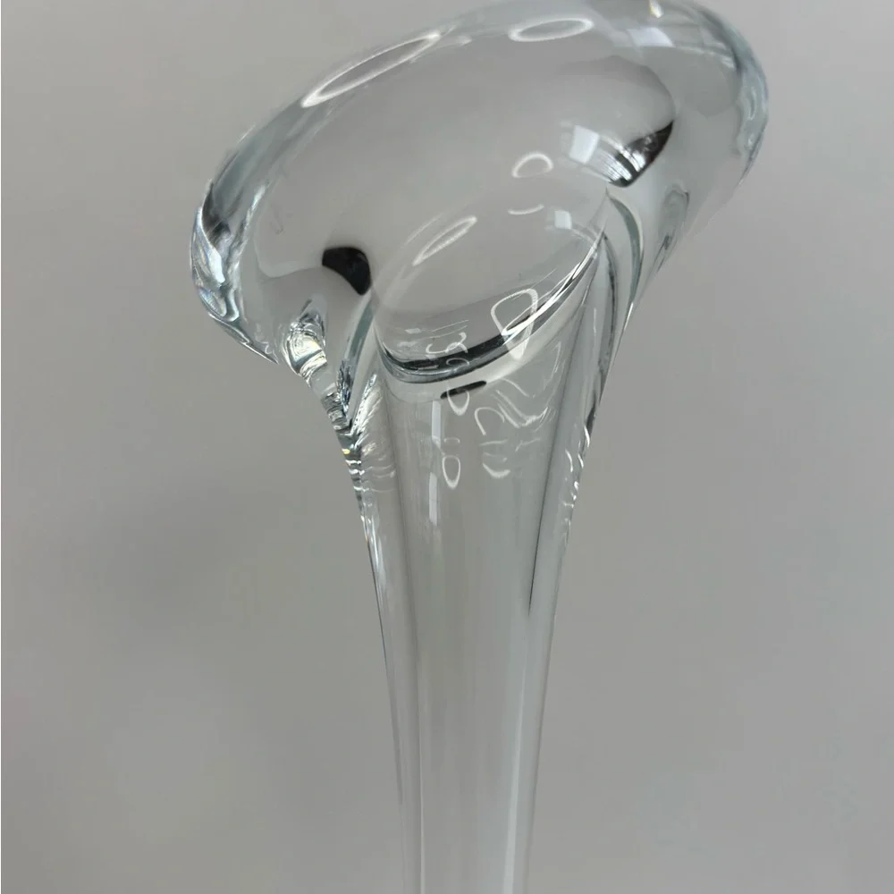 Tuscany Collection Vintage Crystal Jack in the Pulpit Controlled Bubble Bud Vase